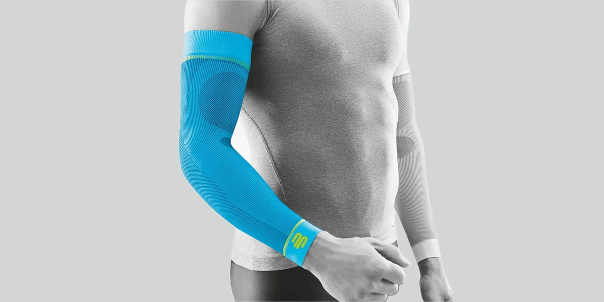 Wirkung einer Kompressionsbandage auf Körper