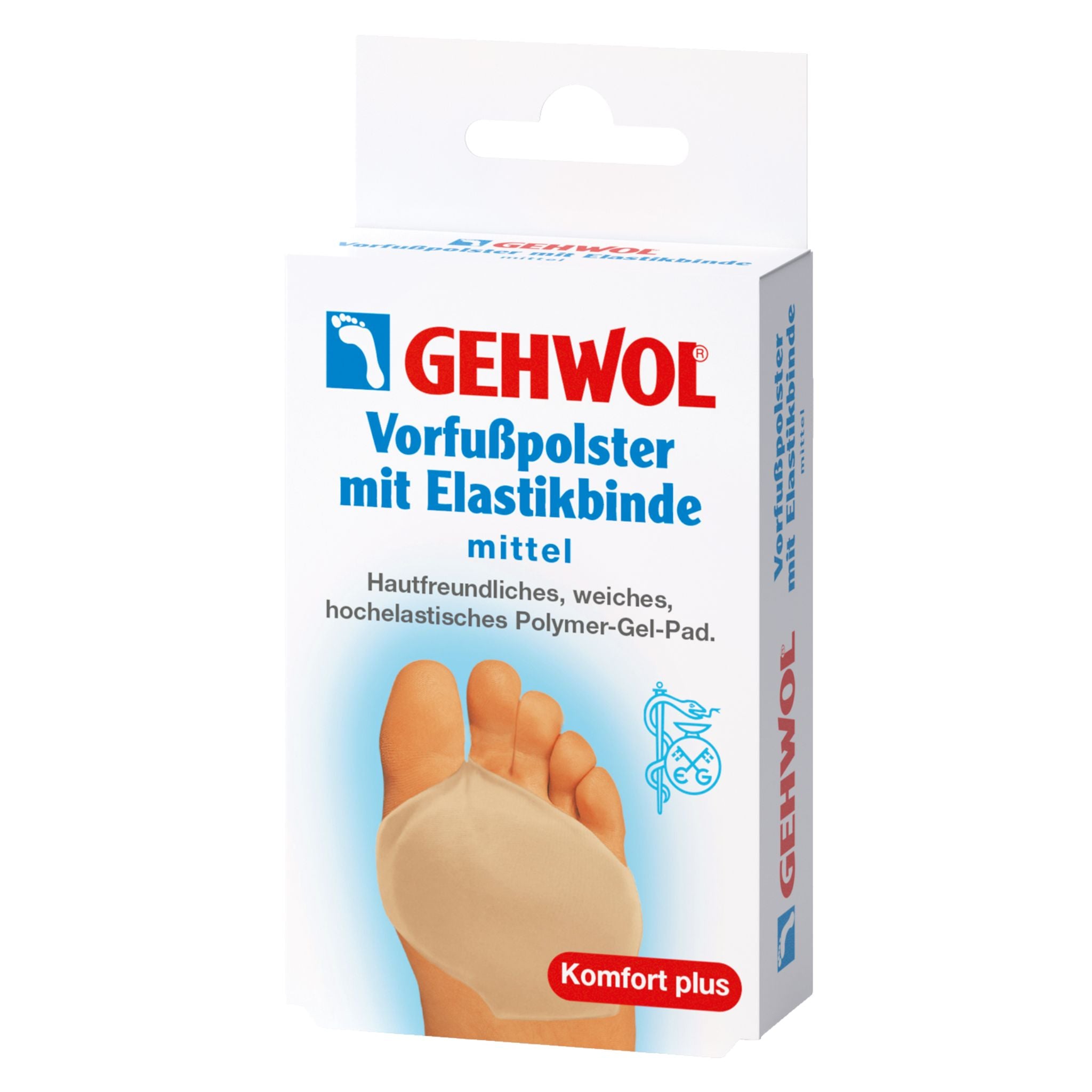 Gehwol Vorfusspolster mit Elastikbinde