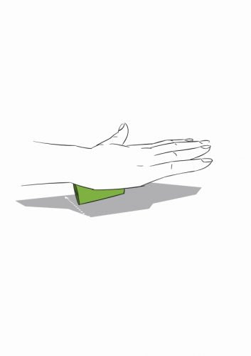 Handfläche massieren