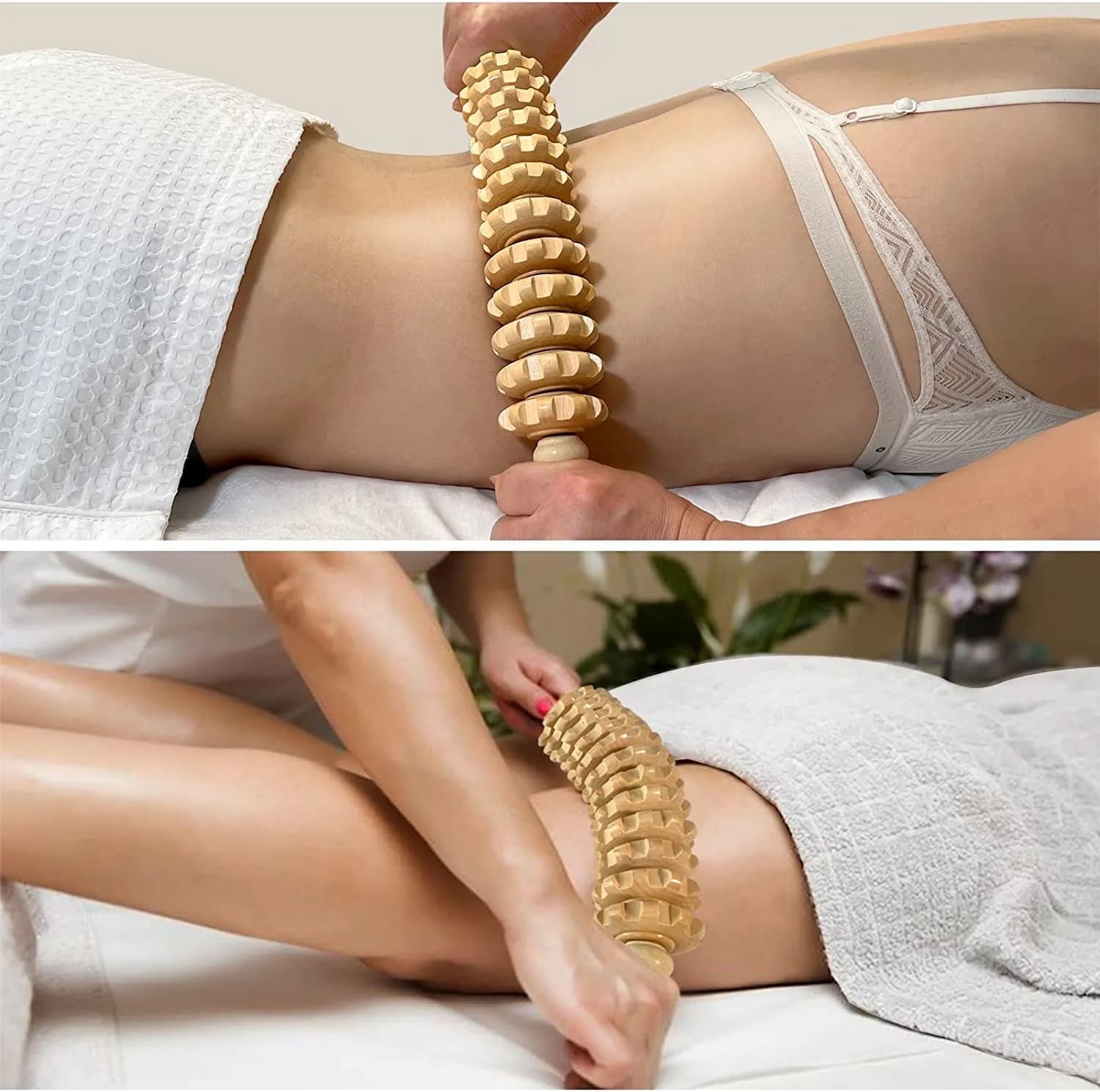 Maderotherapie Holztherapie Cellulite