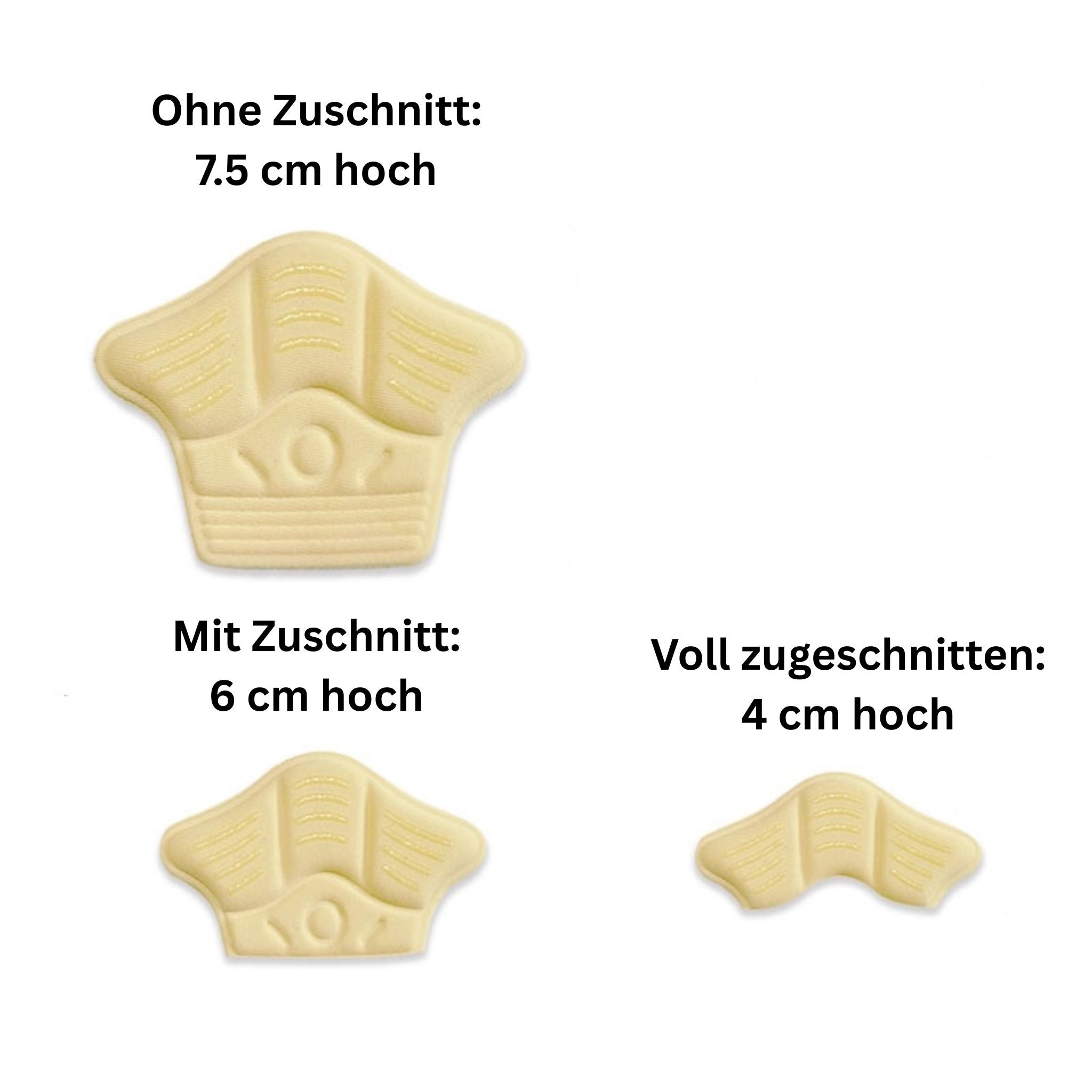 Produkt bei zu grossen Schuhen