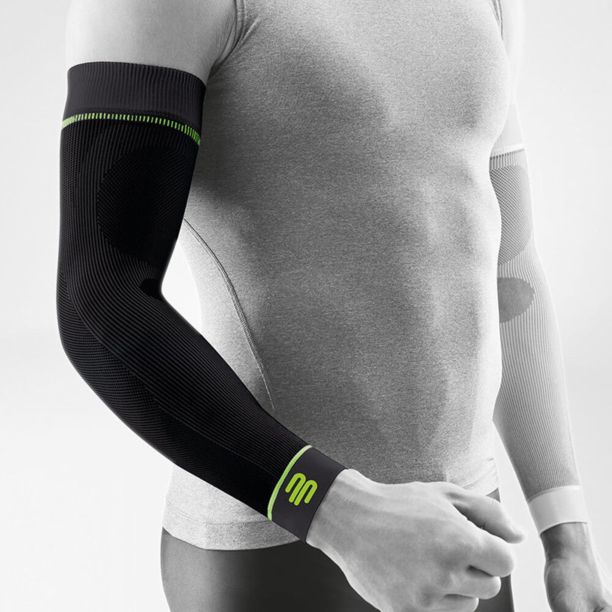 Schwarzer Arm Kompressions Sleeve