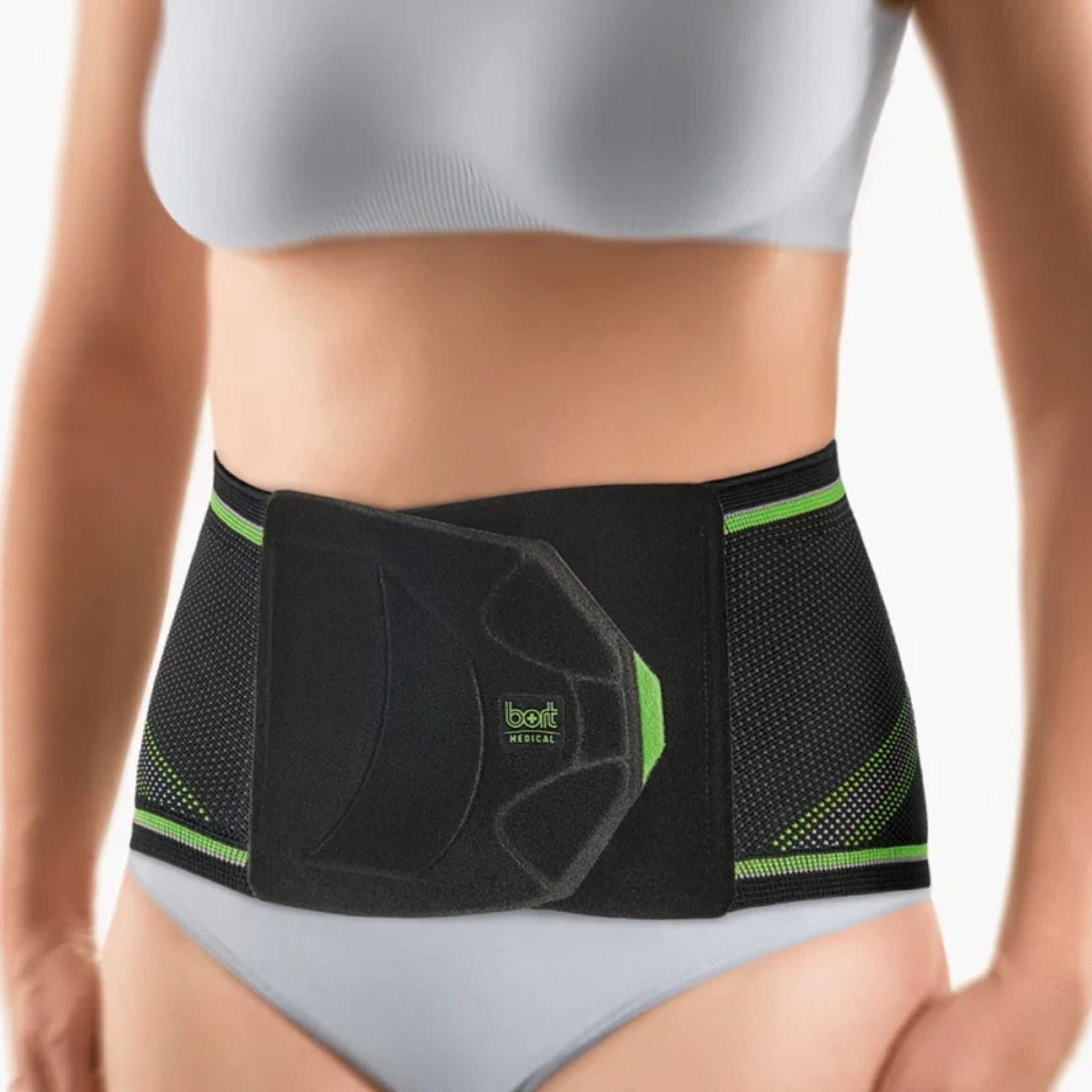 Sportliche Rückenbandage für Frauen