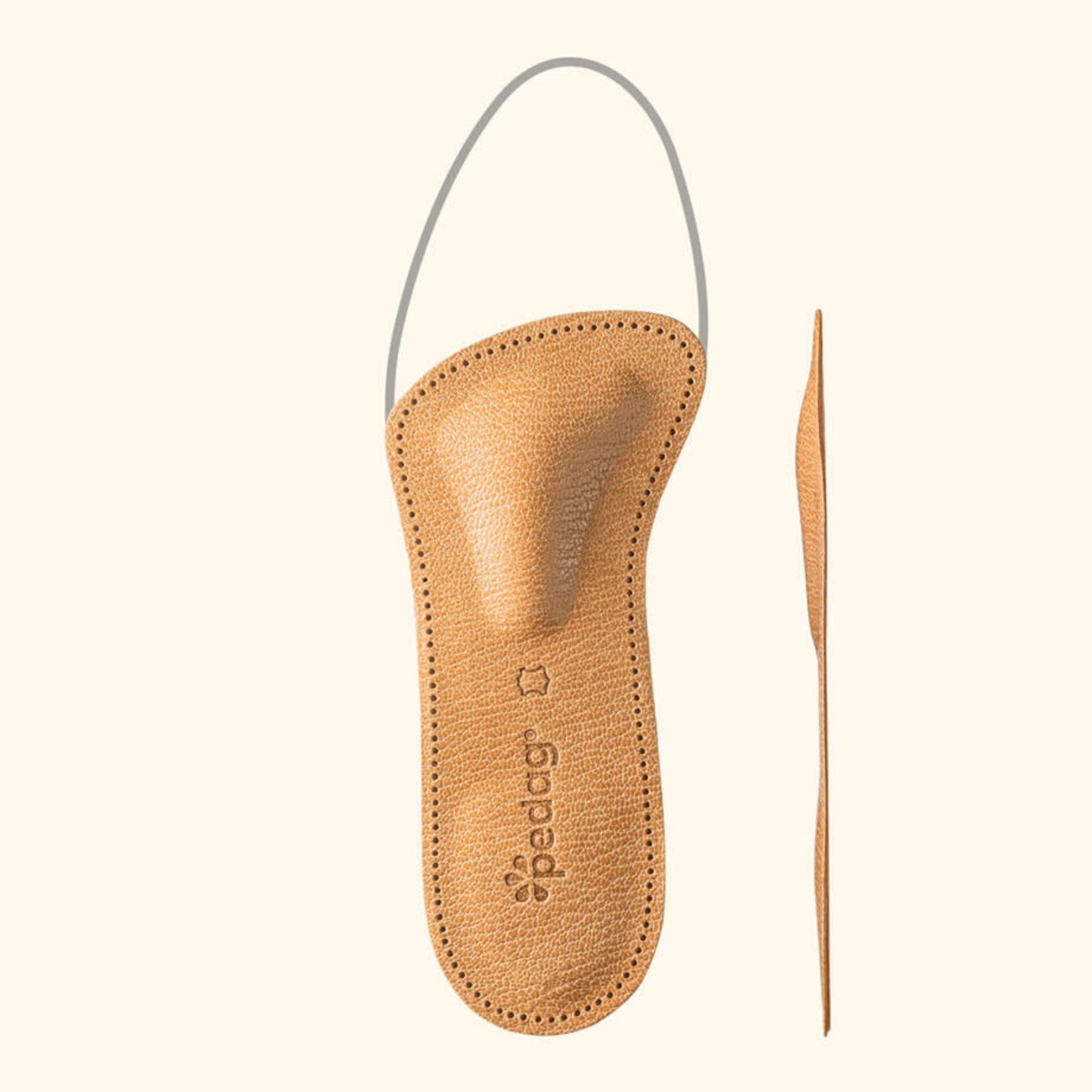 pedag comfort spreizfuss einlegesohle aus leder kaufen