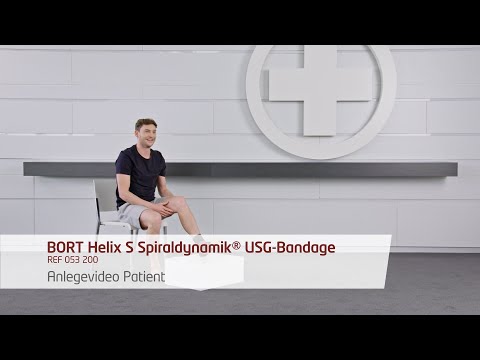 BORT Helix S Spiraldynamik® USG-Bandage Anziehanleitung