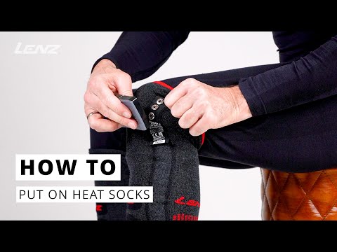 Anziehanleitung Lenz Heizsocken