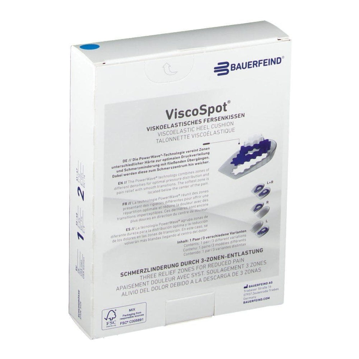 Viscospot Fersenspor