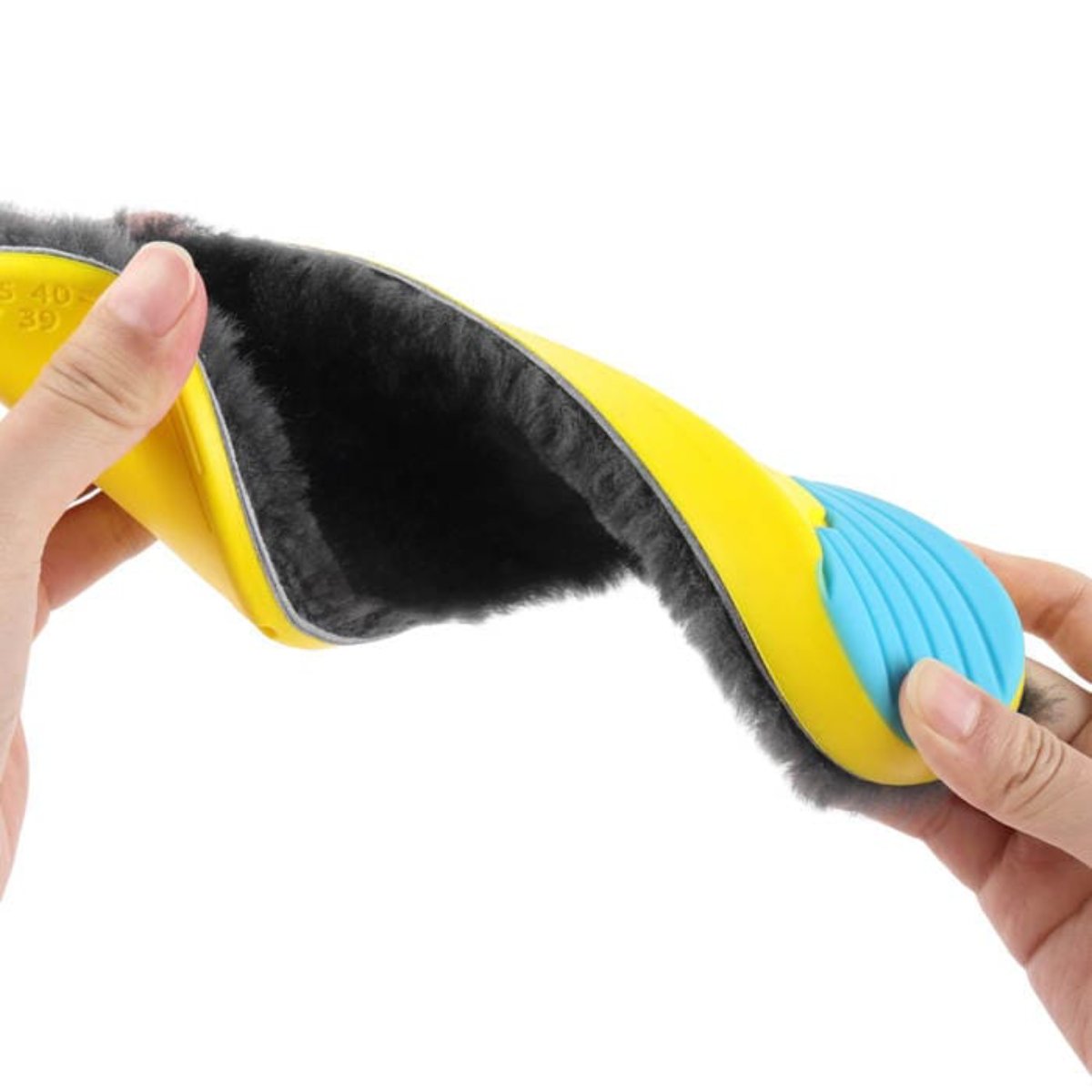 Wärmesohle mit Gel und Fell