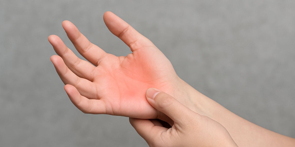 Hand taub und kribbelndes Gefühl