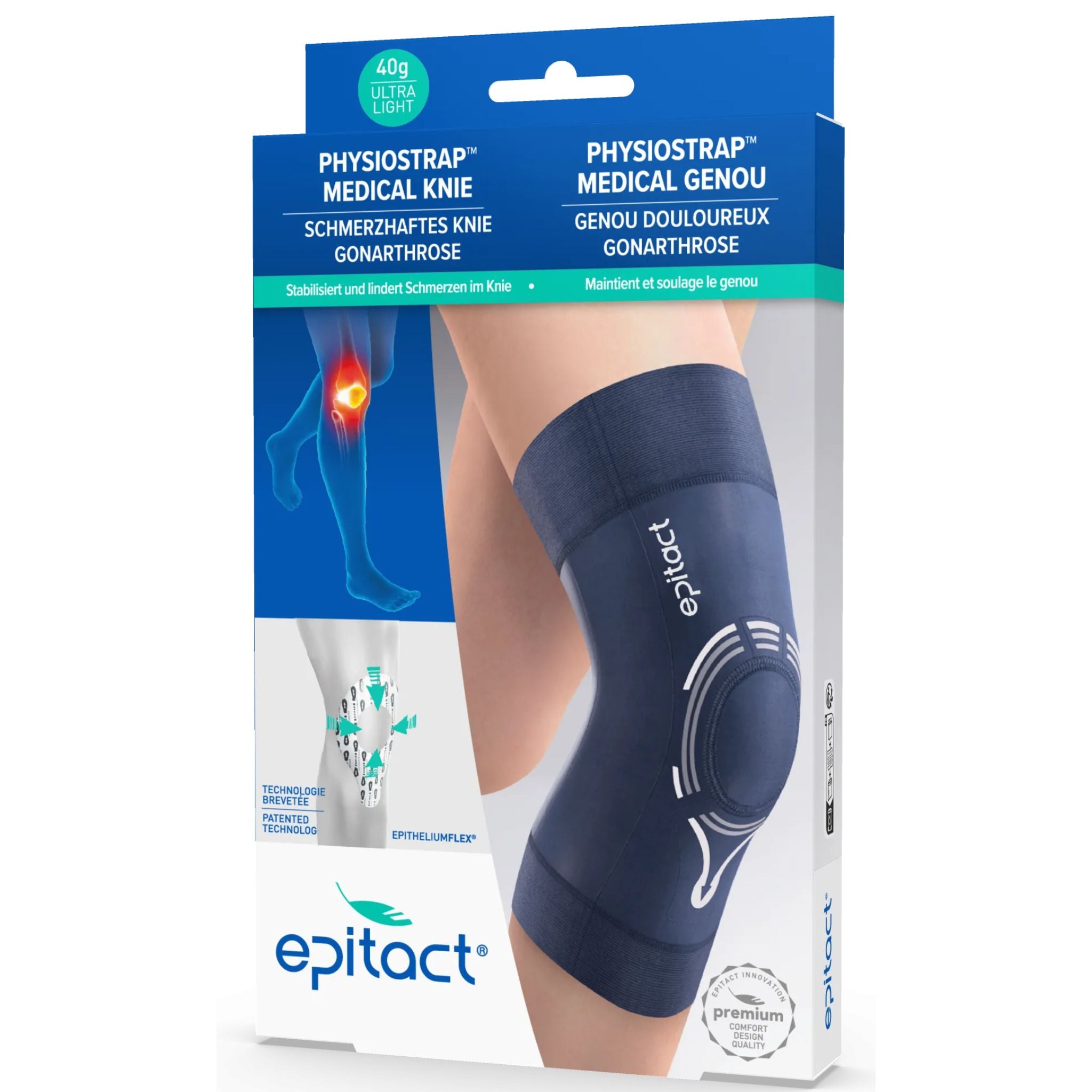 Epitact PHYSIOSTRAP™ Medical Kniebandage
