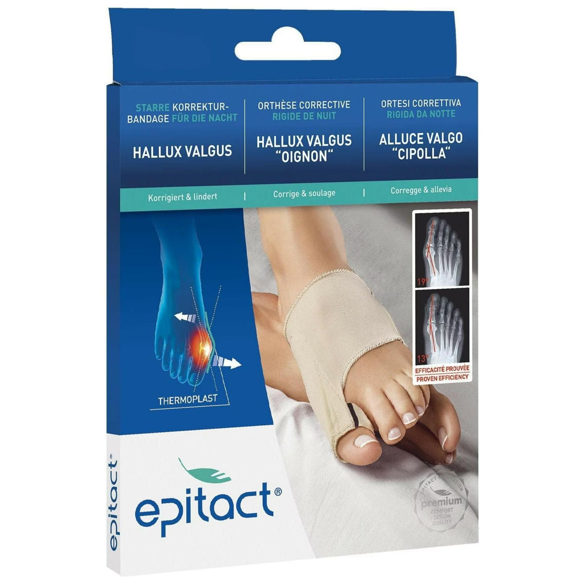 Epitact starre Korrekturbandage Hallux Valgus Nacht