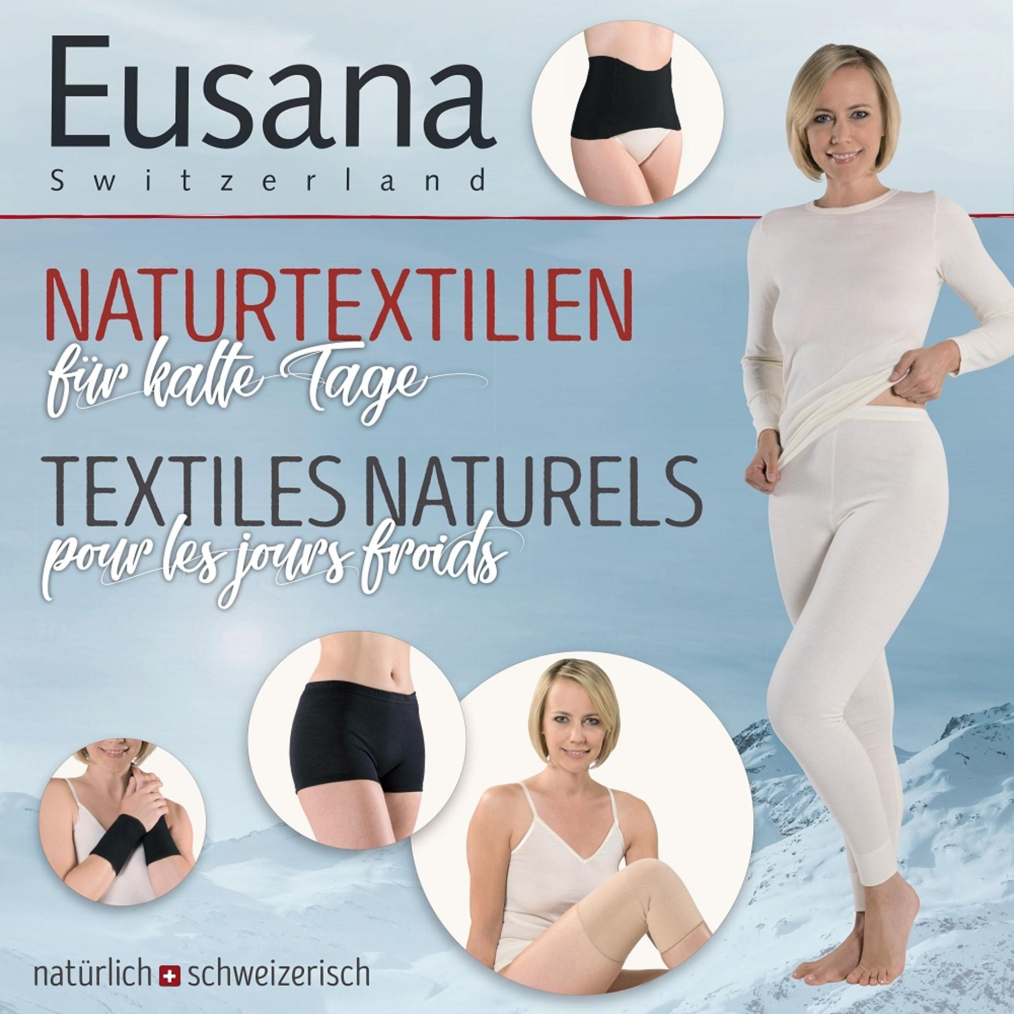 Eusana Rückenwärmer mit Merinowolle