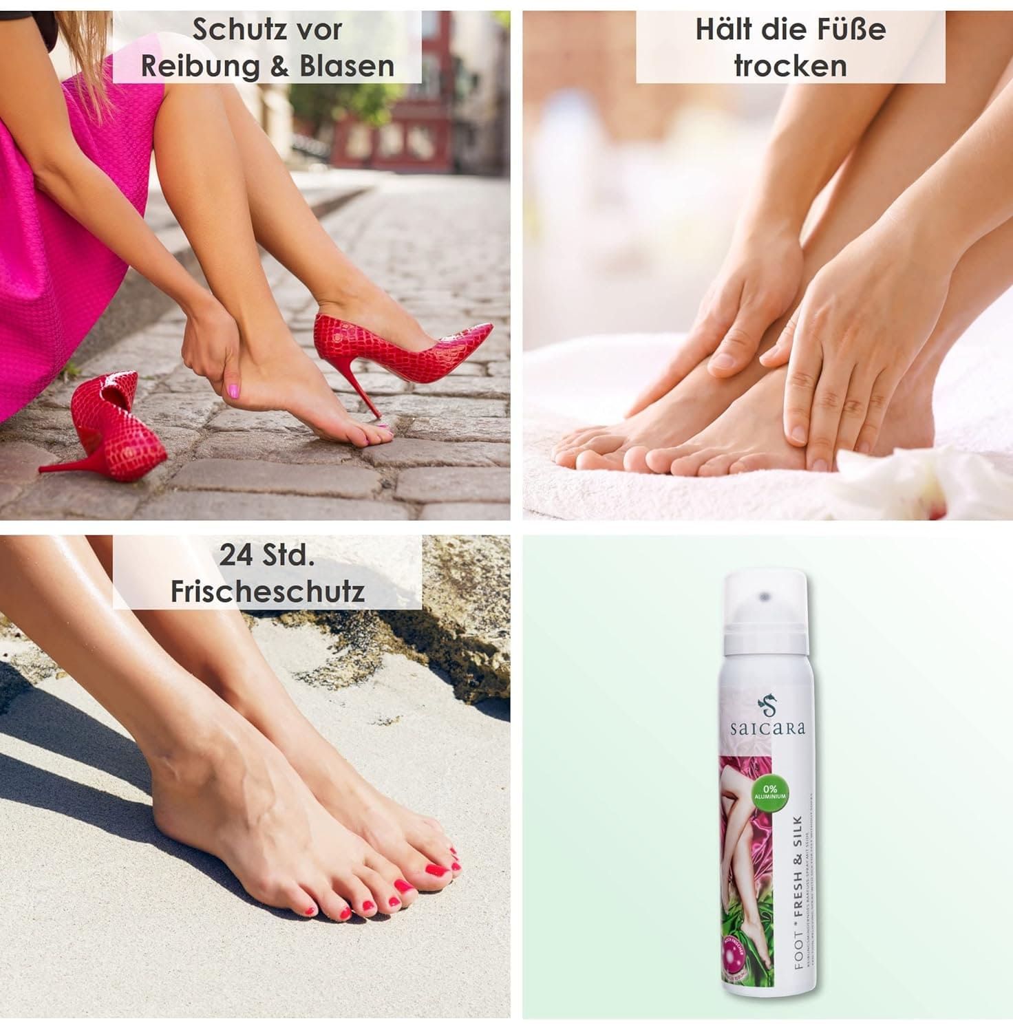 Füsse vor Reibung im Schuh schützen