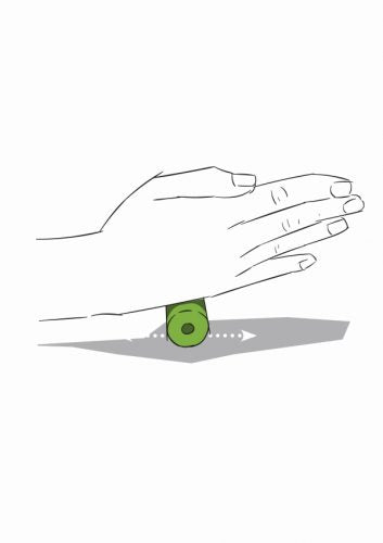 Handrücken massieren