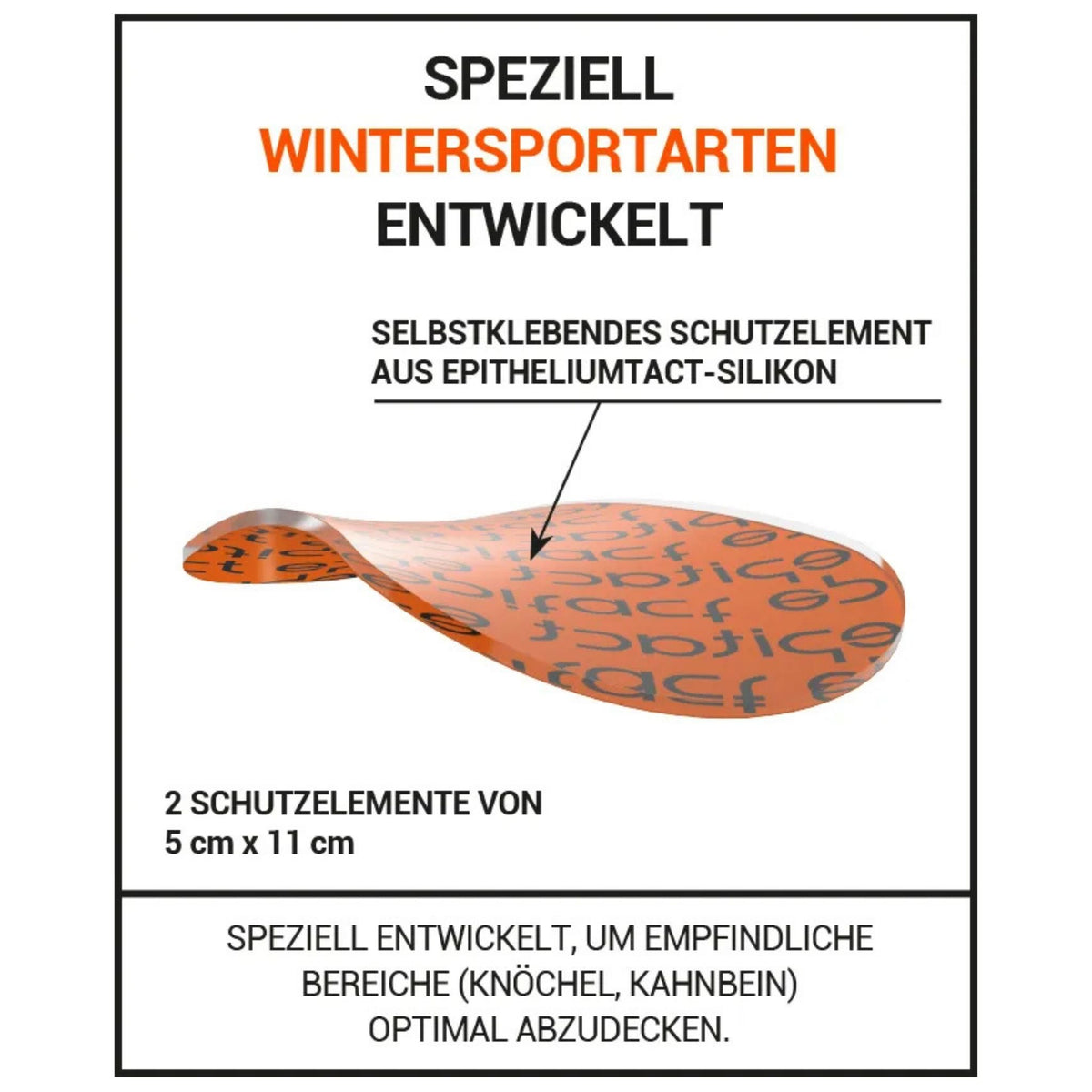Knöchelpolster Pflaster Gel