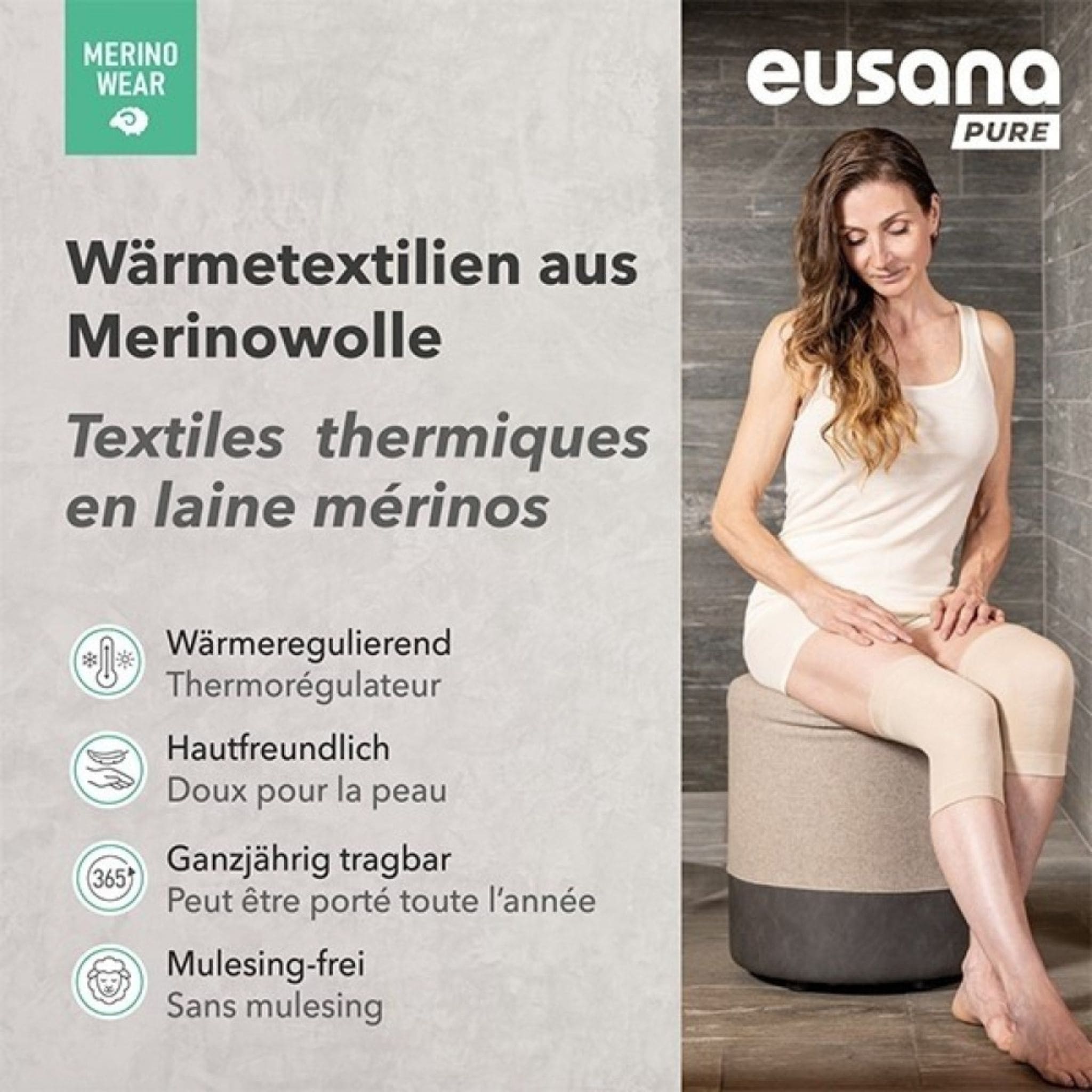 Merinowolle Wärmetextilien