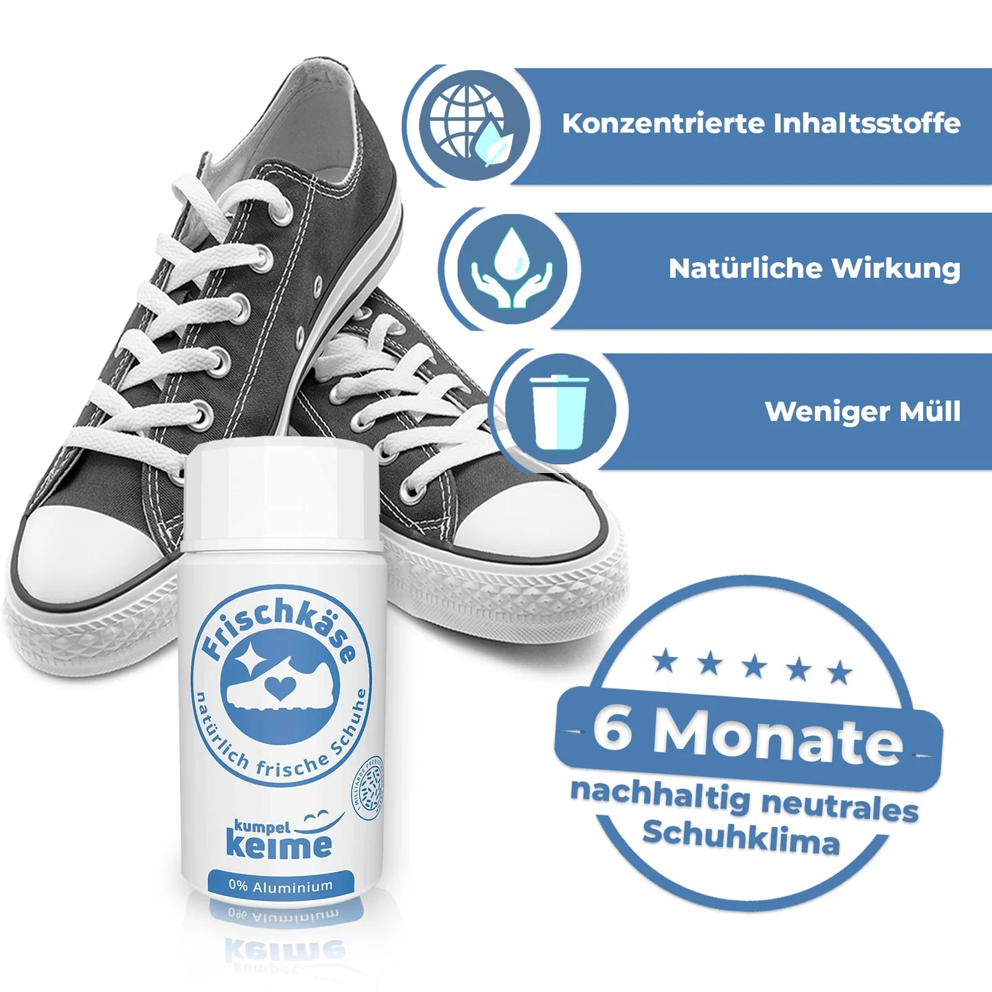 Schuhdeo mit Mikroorganismen
