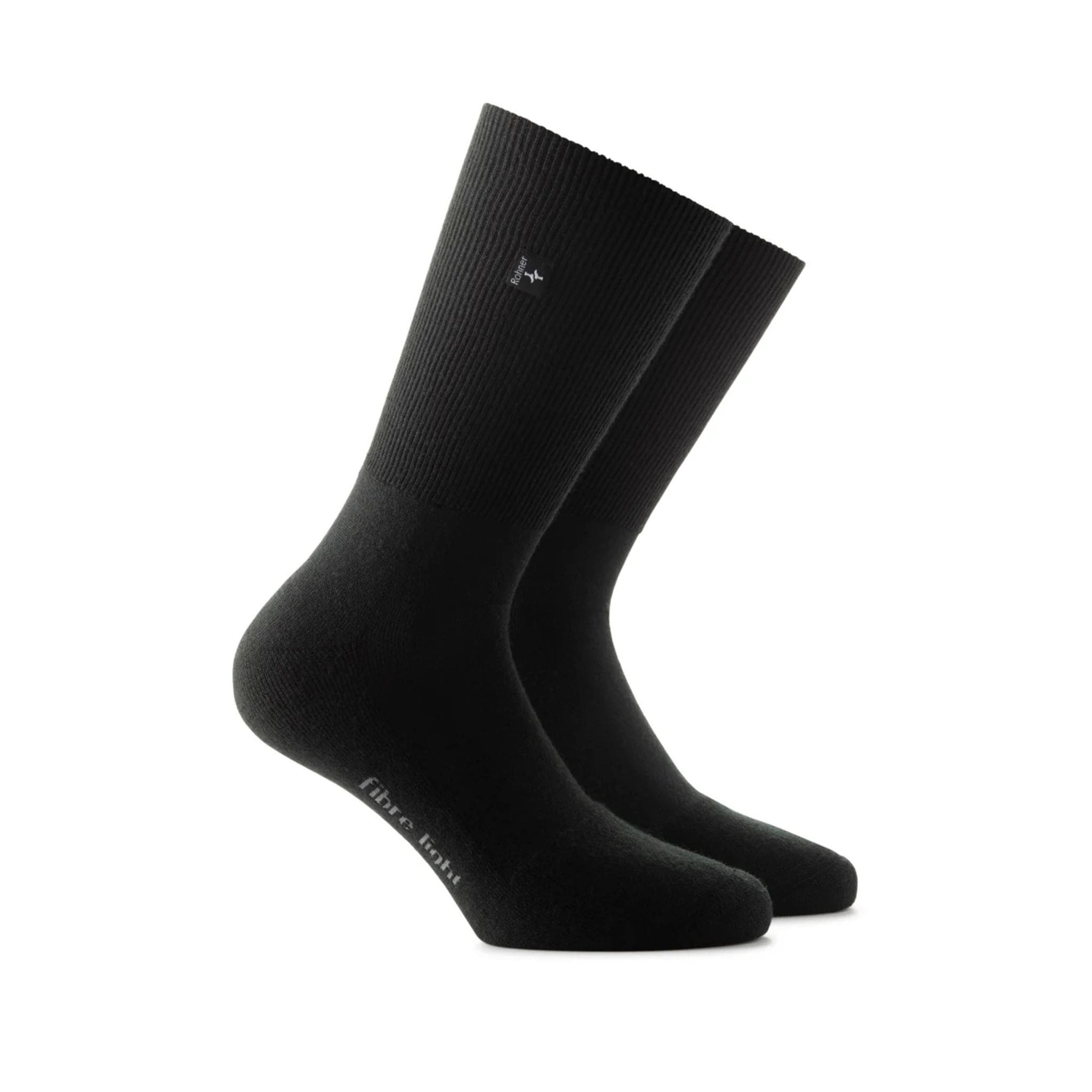 Schwarze Merinosocken zum Wandern