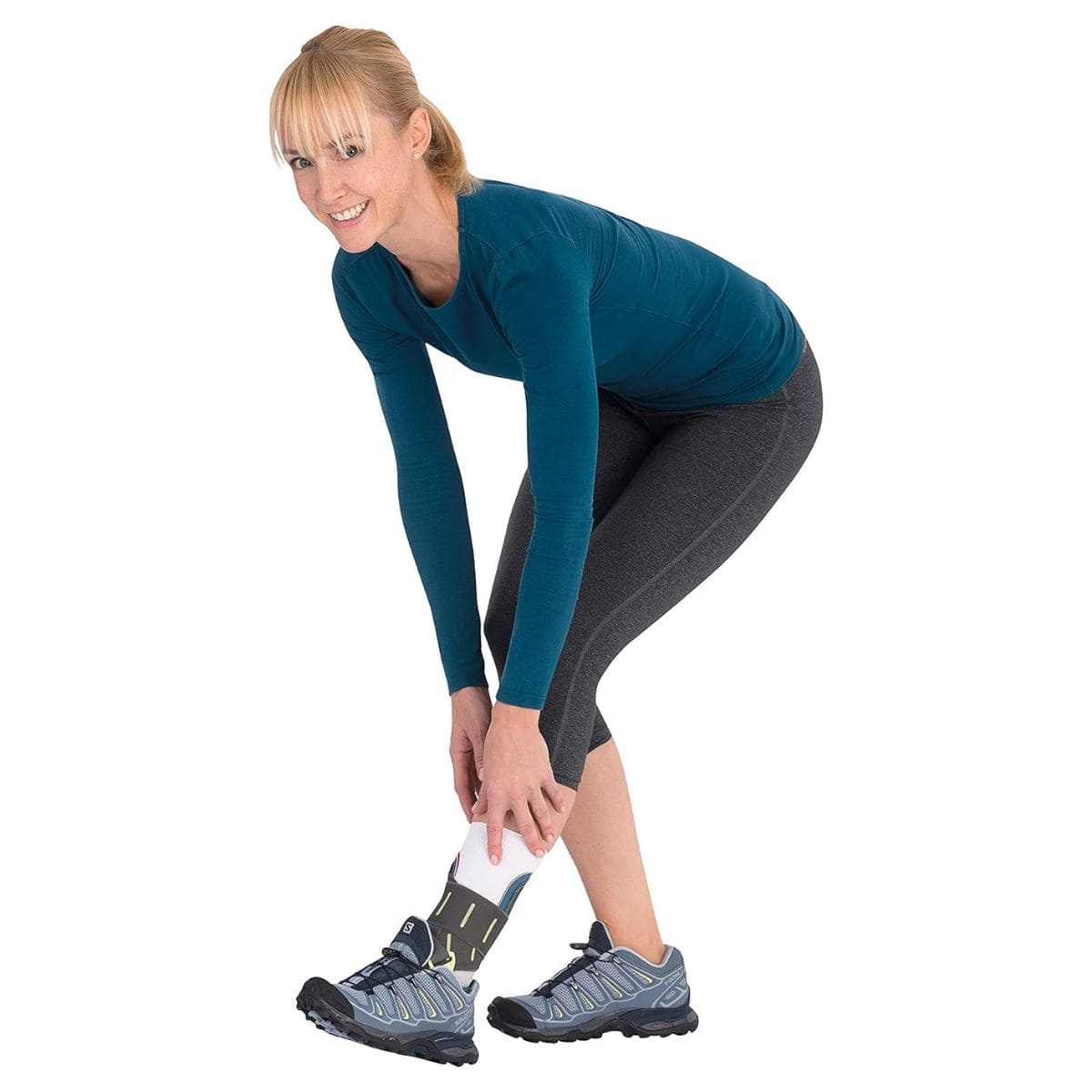 Sprunggelenkorthese im Schuh