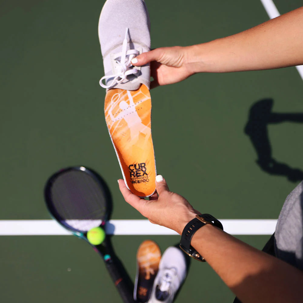 Stützende Schuheinlage für Tennisschuhe