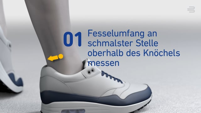 Bauerfeind AchilloTrain richtige Grösse