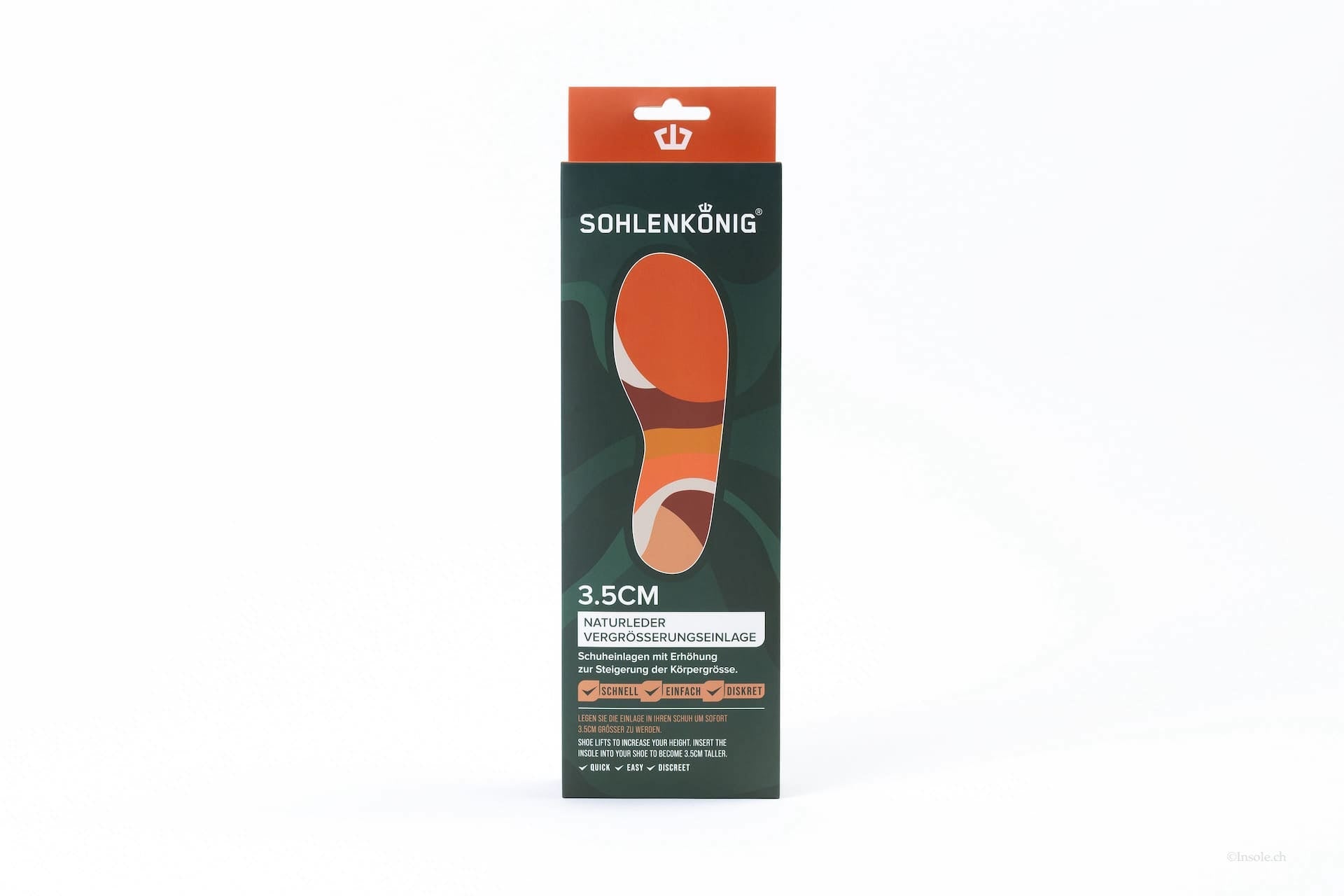 Sohlenkönig 3.5cm Leder Einlage